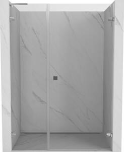 Mexen Lunar-B, L Jobbra billenő zuhanyajtó 110 cm, 8 mm-es átlátszó üveg, króm profil, 832SL-110-050-01-00-P