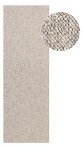 Szürke-krémszínű mosható futószőnyeg 80x240 cm Rocco Dark Cream – Elle Decoration