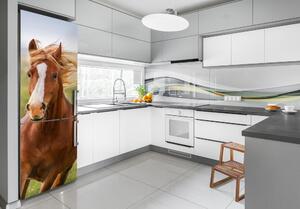 Hűtő matrica A vágtató ló