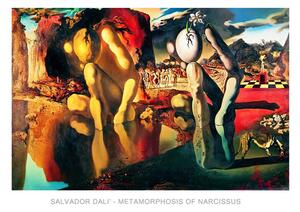 Salvador Dali - Metamorphosis Of Narcissus Festmény reprodukció, Salvador Dalí, (70 x 50 cm)