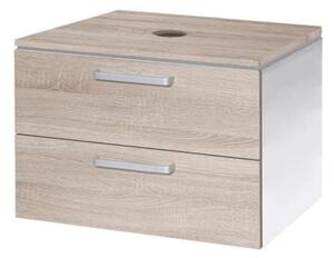 Naturel Vario Dekor Mosdó alatti szekrény 69x45 cm bardolino tölgy VARIODESK75ZBIDB