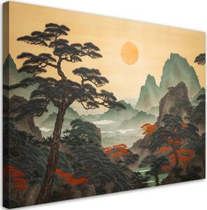 Gario Vászonkép Japán táj Méret: 60 x 40 cm