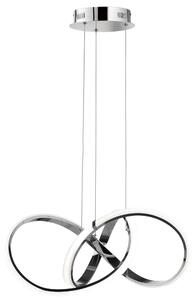 Cosmolight modern LED függeszték tokyo fehér króm cosp01670ch