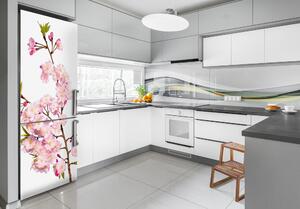 Matrica hűtőre Cseresznye virágok
