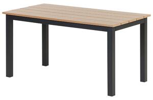Kerti asztal MESSINA 96 cm 52 cm Fekete
