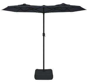 VidaXL Dupla Tetős Napernyő - Fekete - 316x145x240 cm