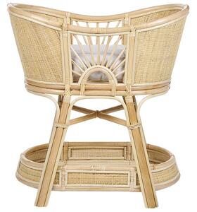 Bölcső Rattan LAGRASSE 50 x 70 cm Természetes