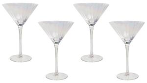 Négydarabos martinis pohárszett MORGANITE 220 ml Átlátszó