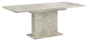 Kihúzható étkezőasztal, beton, 160-200x90 cm, BOBA