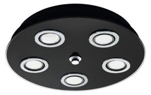 EGLO , 33805 , GRATTINO , mennyezeti lámpa , GU10 , 5X2,8W , IP20 , fekete, átlátszó