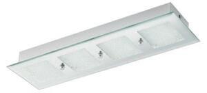EGLO , 32453 , PALLANTE , fali-mennyezeti lámpa , 4000 K , LED , 14,4W , IP20 , króm, átlátszó