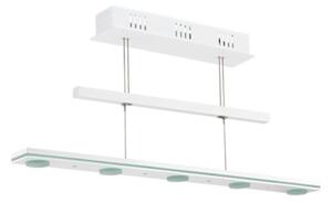 EGLO , 91076 , SALVO , függeszték , 3000 K , LED , 5X4,76W , Yes , IP20 , fehér, átlátszó