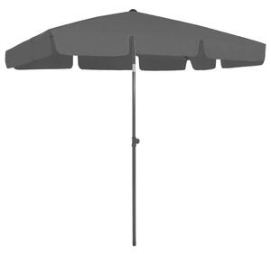 VidaXL Strandnapernyő - Fekete - 200x125cm