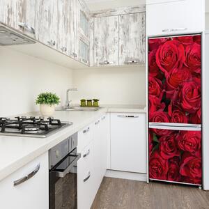 Hűtőre ragasztható matrica Vörös rózsák