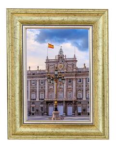 Madrid képkeret arany + paszpartu