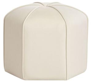 Világosbézs bársonypuff ⌀ 45 cm WISHEK