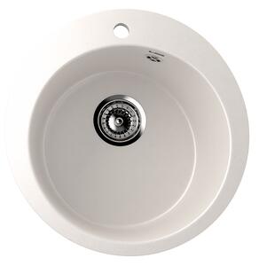Ulgran U-405-331 Gránit Mosogatótálca - Egymedencés, Kerek, Homok