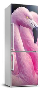 Hűtőre ragasztható matrica Flamingók