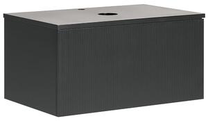 Fali mosdószekrény ALZIRA 80 cm Fekete