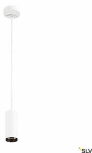 NUMINOS PD PHASE S fehér-fekete 6.5cm 2700K 24° 10,42W dimmelhető függesztett LED spot lámpa