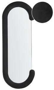 Falitükör LOCHES 54 cm 158 cm Bársony Fekete