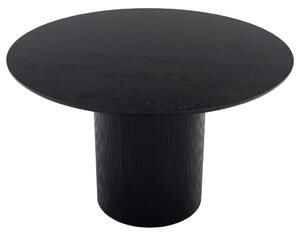 Étkezőasztal, fekete, átmérő 120 cm, MAHIR TYP 2