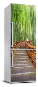 Hűtőre ragasztható matrica Bambusz erdő