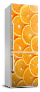 Hűtőre ragasztható matrica Narancs szeletek
