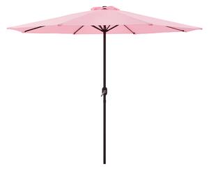 Kerti napernyő HTGI-0773 vízlepergető 300 x 230 cm poliészter/acél pasztell-rózsaszín