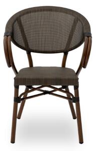 Kerti műrattan szék CAMILLO - barna