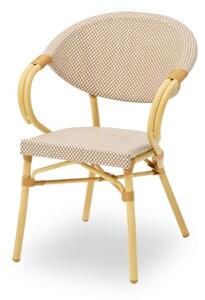 Kerti műrattan szék CAMILLO - bézs