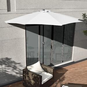 Fali napernyő félköríves Eger 300 x 150 x 30 cm fehér