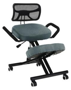 Ergonomikus zsámoly, szürke/fekete, RUFUS
