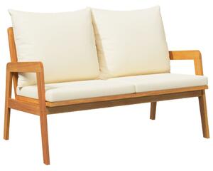 Kerti Pad párnákkal 115x65x71 cm Tömör Akácfa