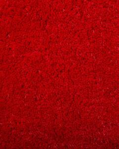Piros hosszú szálú szőnyeg 200 x 200 cm DEMRE