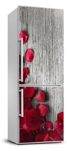 Dekor matrica hűtőre Vörös rózsák
