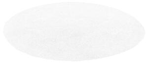 Fehér hosszú szálú szőnyeg ⌀ 140 cm DEMRE