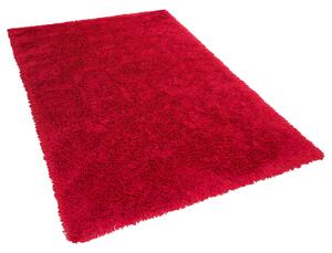 Piros hosszú szálú szőnyeg 160 x 230 cm CIDE
