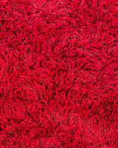 Piros hosszú szálú szőnyeg ⌀ 140 cm CIDE