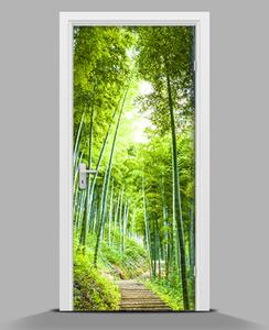 Ajtó tapéta Bambusz erdő