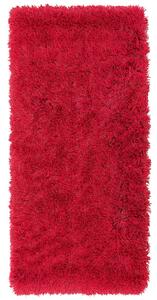 Piros hosszú szálú szőnyeg 80 x 150 cm CIDE