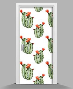 Ajtóposzter Színes kaktuszok