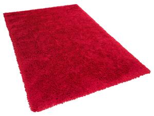 Piros hosszú szálú szőnyeg 200 x 300 cm CIDE