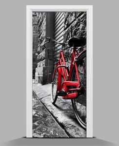 Ajtóposzter Piros bicikli