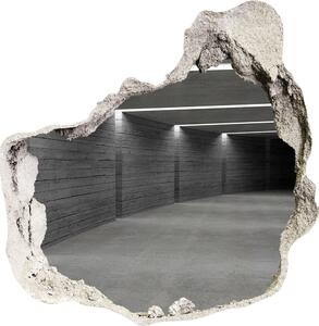 3d fali matrica lyuk a falban A beton alagút