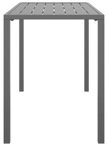 VidaXL antracitszürke acél kerti asztal 110 x 54 x 70 cm