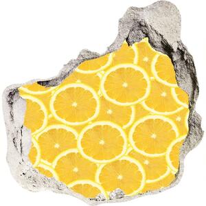 Fali matrica lyuk a falban Szelet citrom