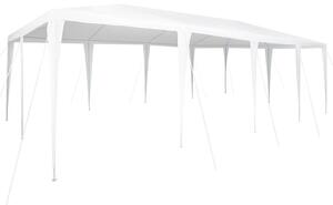 VidaXL Partysátor 800 x 400 x 266 cm, Poliészter és acél, Fehér