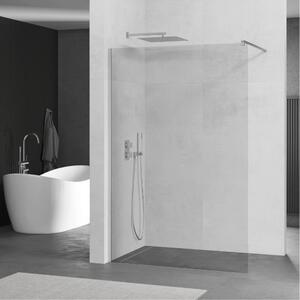 Mexen Kioto walk-in zuhanyfal - átlátszó üveg / króm profil - 80 cm (800-080-101-01-00)