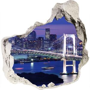 3d-s lyukat fali matrica Bridge tokióban
